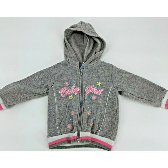 Double Trouble Girls Hoodie Sz 18 Mth - Picture 1 of 5